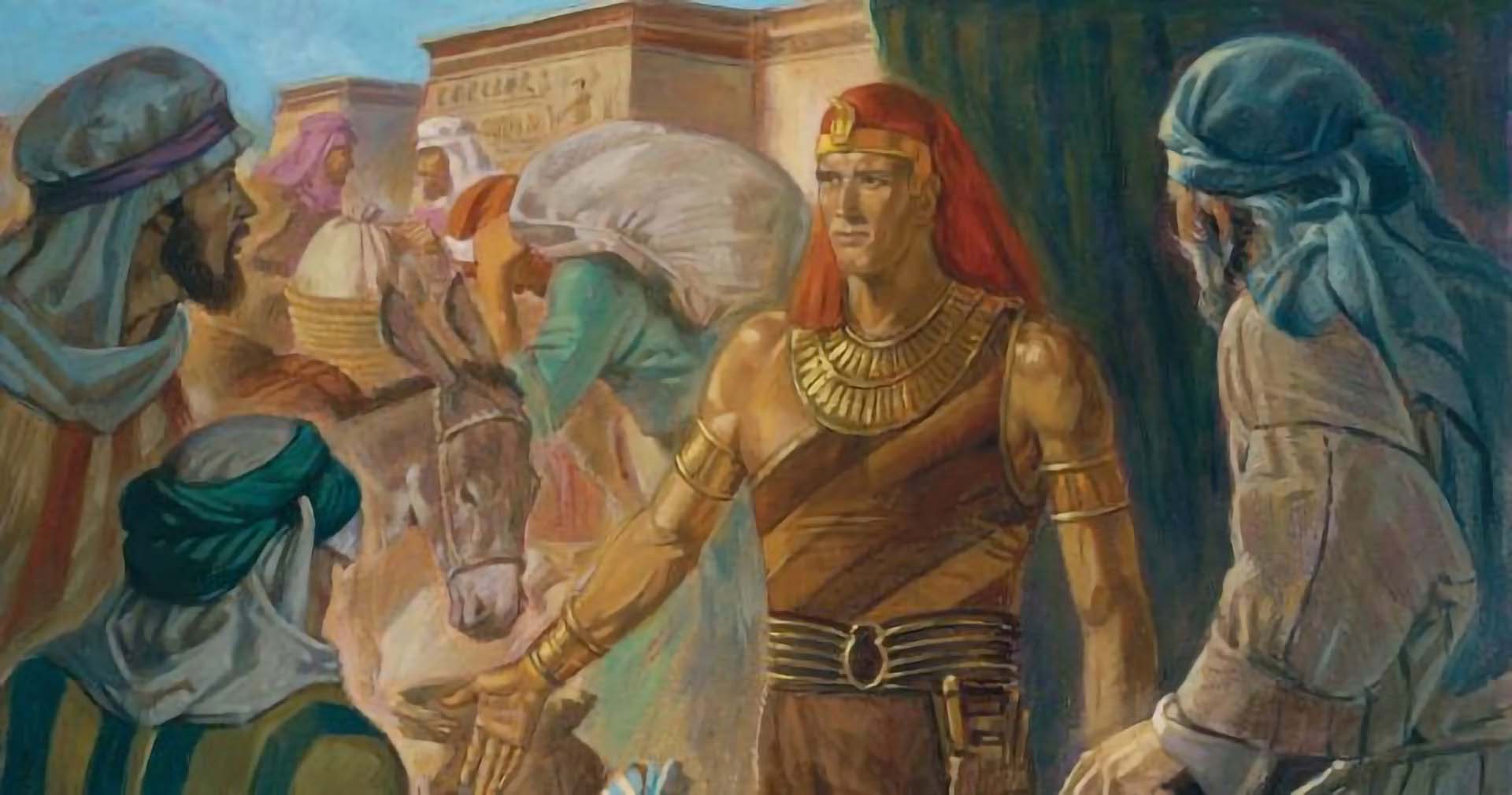 Illustration of Joseph of Egypt, by Robert T. Barrett. Image via Church of Jesus Christ.