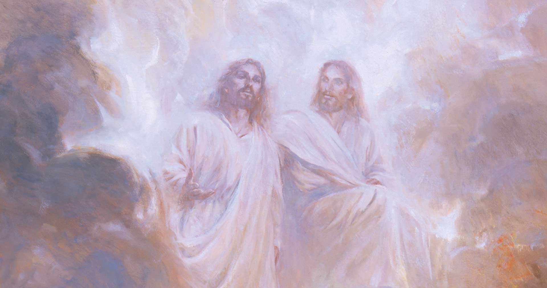 I See the Son of Man Standing on the Right Hand of God, by Walter Rane. Image via Church of Jesus Christ.