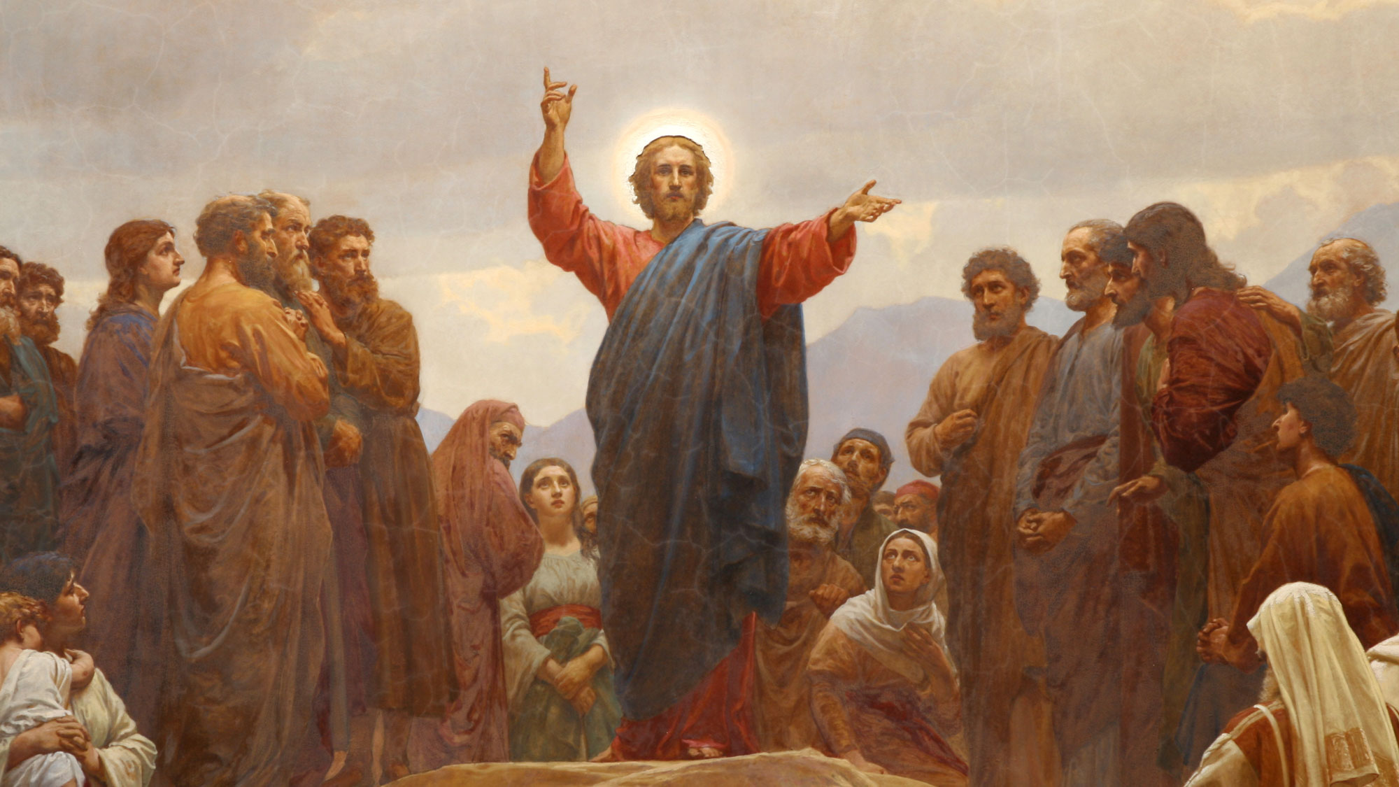 Sermon on the Mount by Henrik Olrik via Wikimedia Commons
