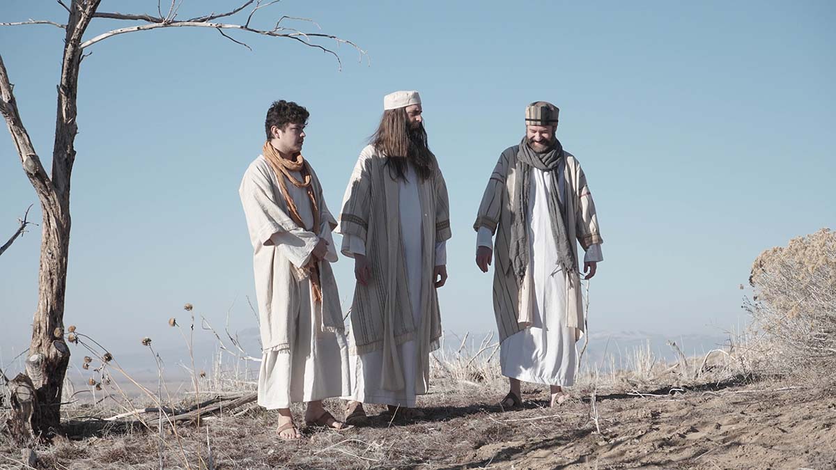 Warren Tharp, Michael H. Miller, and Bart Olsen play the Three Holy Men in the film.