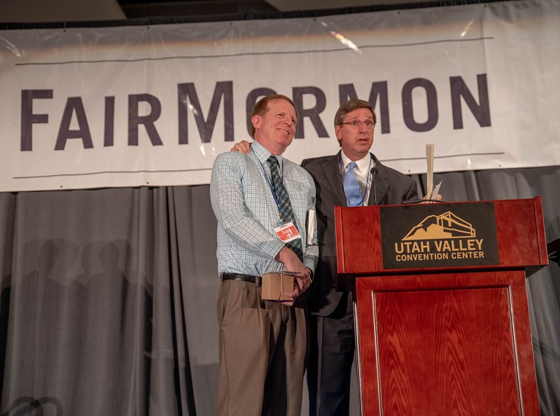 2018 FairMormon Conference with Elder Pearson and President Scott Gordon.
