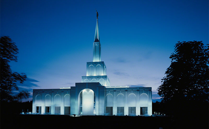 Photo of Toronto Ontario Temple via Gospel Media Library