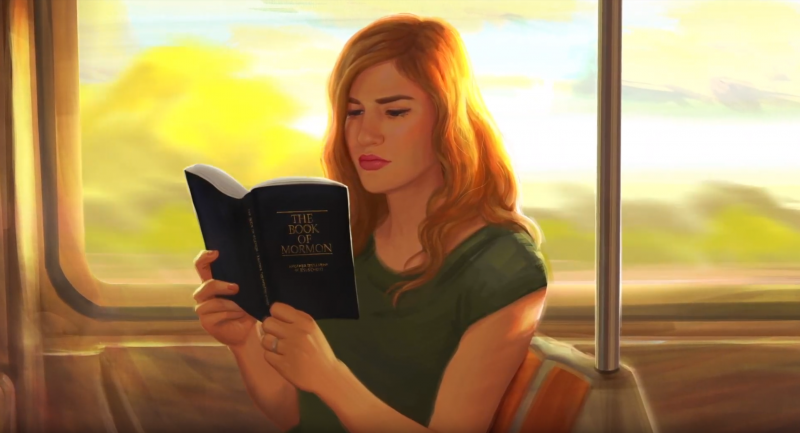 Reading on a Train by Katie Payne