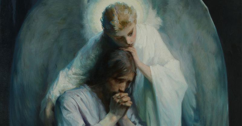 Agony in the Garden by Franz Schwartz, 1898, via Wikimedia Commons. Agony in the Garden by Franz Schwartz, 1898, via Wikimedia Commons.