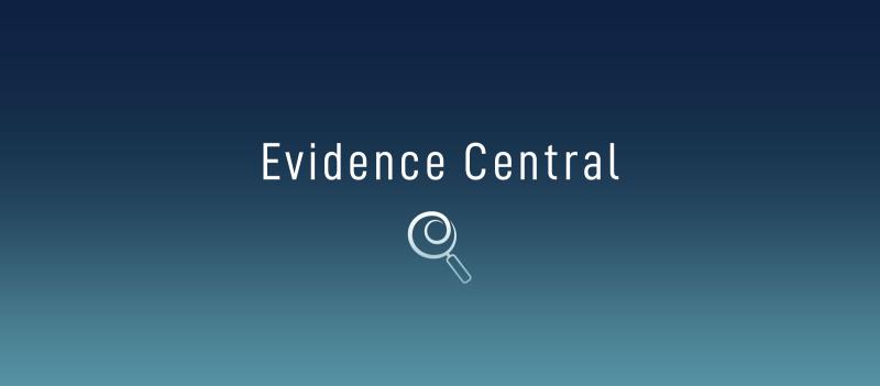Evidence Central banner