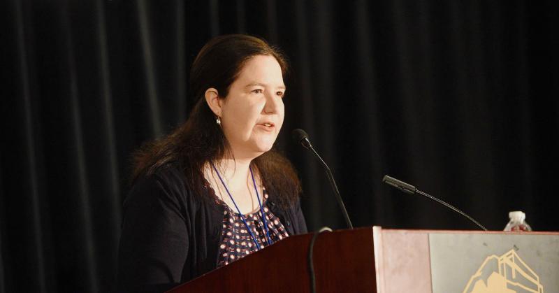 Elizabeth Kuehn at the 2019 FairMormon Conference.