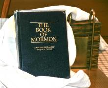Book of Mormon with Gold Plates