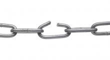 Image of broken metal link chain by picsfive via Adobe Stock.