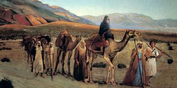 Lehi Traveling Near the Red Sea, by Gary Smith
