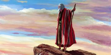 Illustration of Moses on Mount Nebo, © Providence Collection/licensed from goodsalt.com