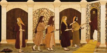 The Bridegroom Cometh, by Elizabeth Gibbons. Image via Church of Jesus Christ.