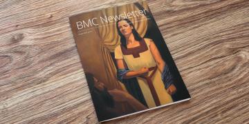 2019 BMC Newsletter on a table